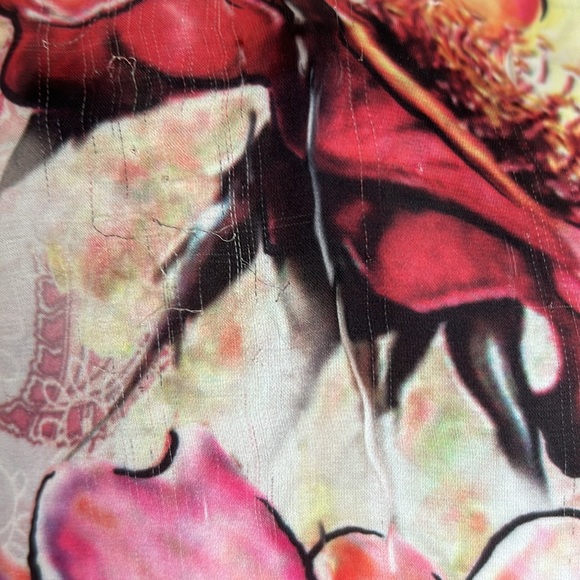 Dressbarn Floral Lace Tropical Blouse Women’s Size Large multicolor - Picture 7 of 8